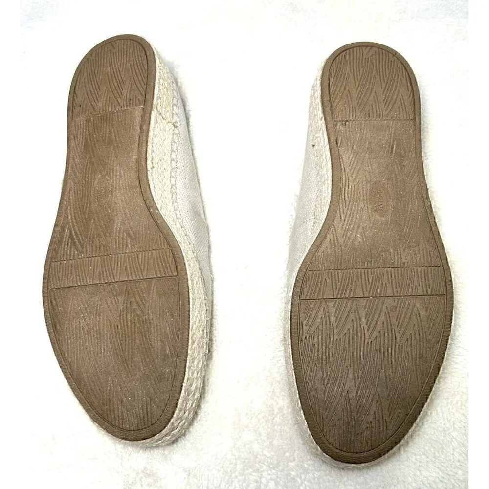 Dr. Scholls Shoes‎ Womens Find Me Loafer Oyster Microfiber Espadrilles Size 9.5